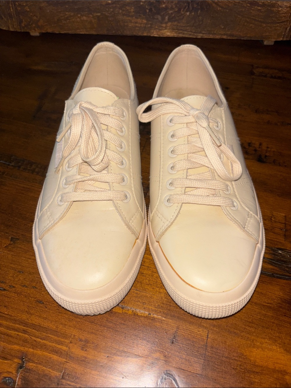 Superga Men's Low-Top Sneakers in Cream